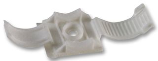 PANDUIT ARC.68-S6-Q Fastener, Clincher™ Screw Mt, Adjustable Releasable Cable Clamp, PP (Polypropylene), White, 25.4 mm