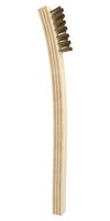 MG CHEMICALS 851 Cleaning Brush, Heavy Duty, Brass Wire, 0.44 " Width, Wood Handle, 7.75 " Length