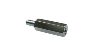 MULTICOMP PRO MP008171 Standoff, Steel, M4, 8-32 UNC, Hex Male-Female, 20 mm, 28 mm