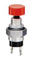 GRAYHILL 30-3 Pushbutton Switch, 30 Series, 6.8 mm, SPST-NO, Momentary, Round Plunger, Black