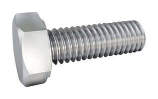 TR FASTENINGS TR00003104-000 Hex Bolt, M27, Hex, 80 mm, 97 mm, Stainless Steel A2