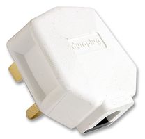 HONEYWELL PF133WHI PLUG, 13A, RUBBER, WHITE
