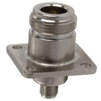 AMPHENOL RF 242163 RF / Coaxial Adapter, N, Jack, SMA, Jack, Straight Adapter, 50 ohm