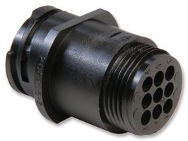 AMP - TE CONNECTIVITY 206705-2 Circular Connector, Circular Power Connector, CPC Series 1, Cable Mount Receptacle, 9 Contacts