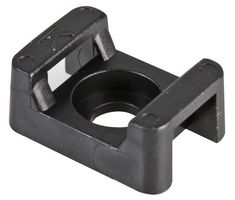 CONCORDIA TECHNOLOGIES ACTSM9B 100 Cable Tie Mount, Screw, 5 mm, Black, Nylon (Polyamide), 22 mm, 16.2 mm